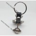 Брелок Nissan (Нісан) на ключі авто, сталевий, брелоки на авто